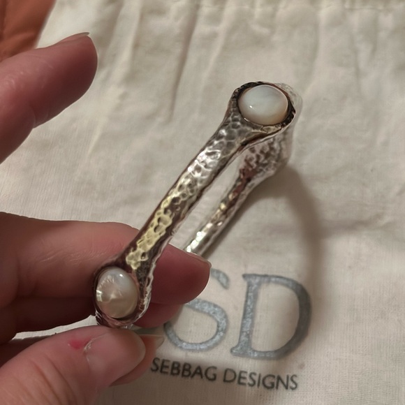 Simon Sebbag Silver Bracelet with MOP - Picture 2 of 8